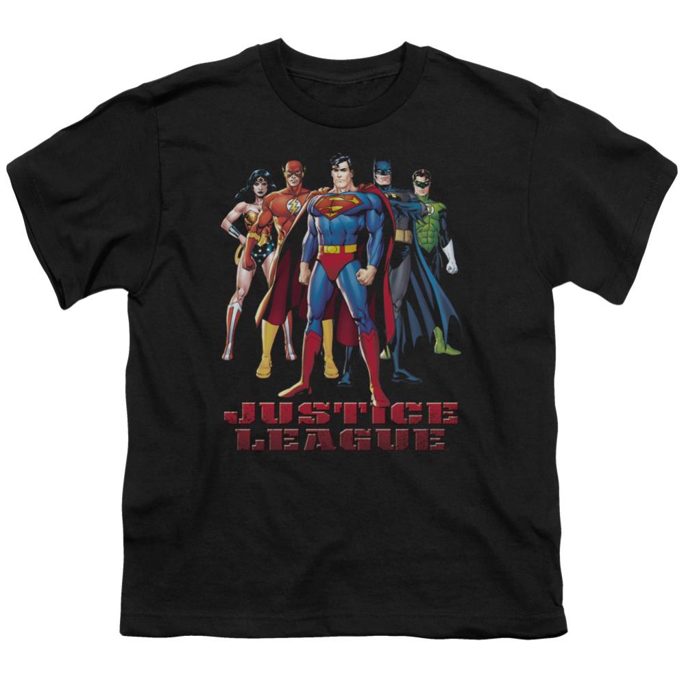 Justice League Of America In League Youth 18/1 100% Cotton Short-Sleeve T-Shirt