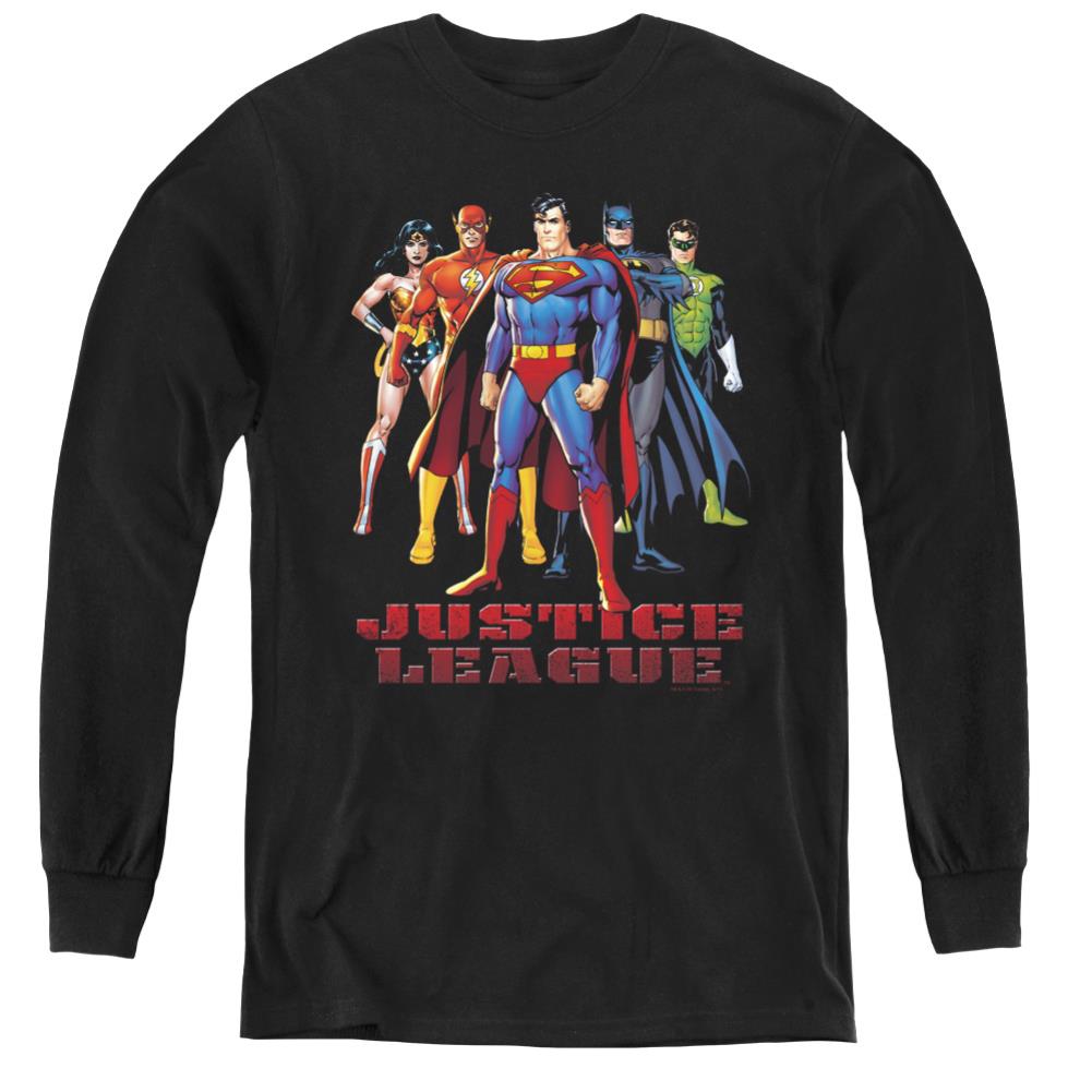 Justice League Of America In League Youth Long-Sleeve T-Shirt