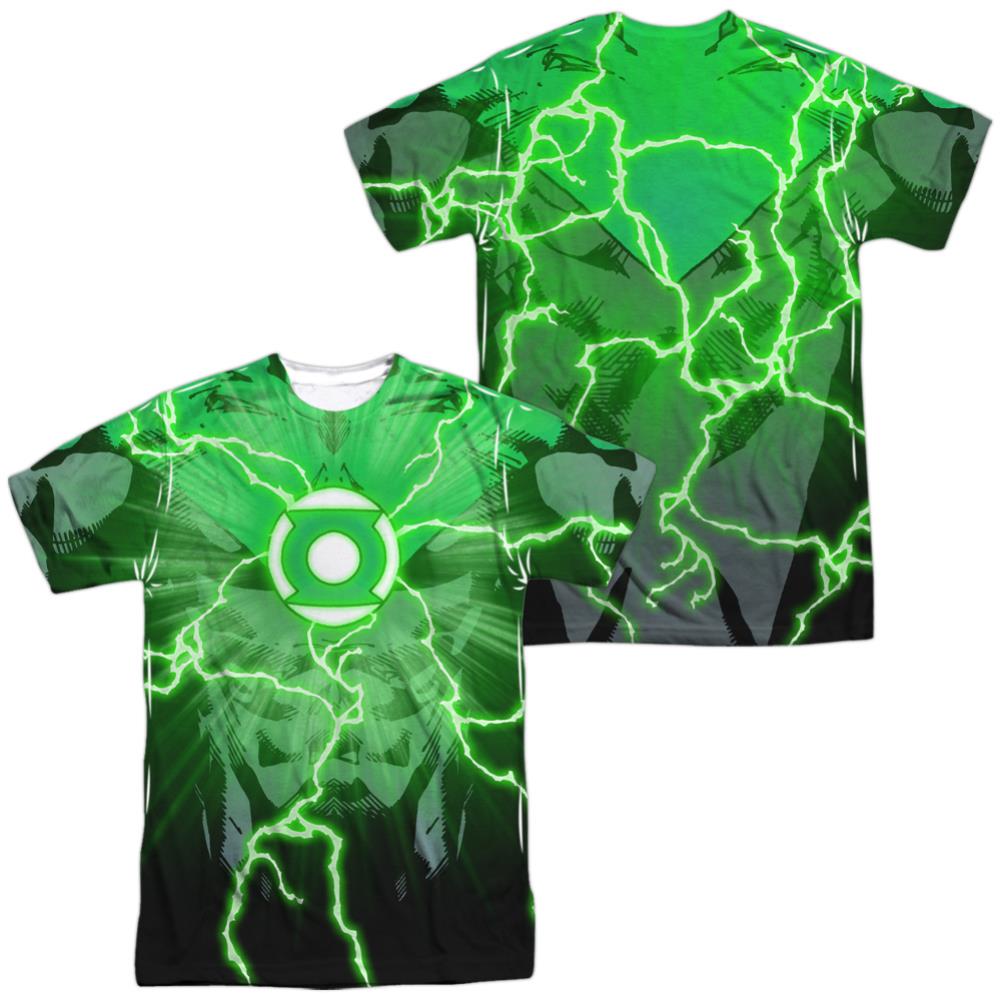 Justice League Of America John Burst (Front/Back Print) Men's Regular Fit Polyester Short-Sleeve T-Shirt