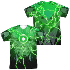 Justice League Of America John Burst (Front/Back Print) Men's Regular Fit Polyester Short-Sleeve T-Shirt