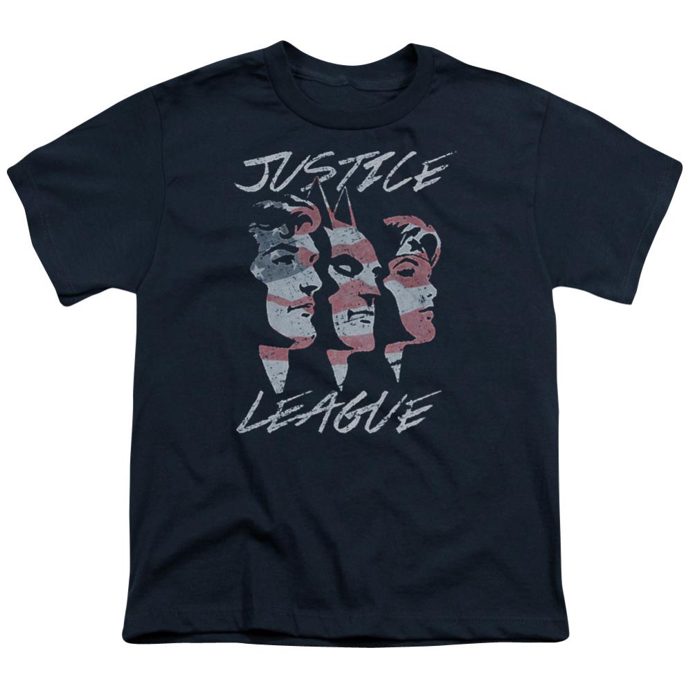 Justice League Of America Justice For America Youth 18/1 100% Cotton Short-Sleeve T-Shirt