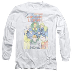 Justice League Of America Justice League #1 Cover Men's 18/1 Cotton Long-Sleeve T-Shirt