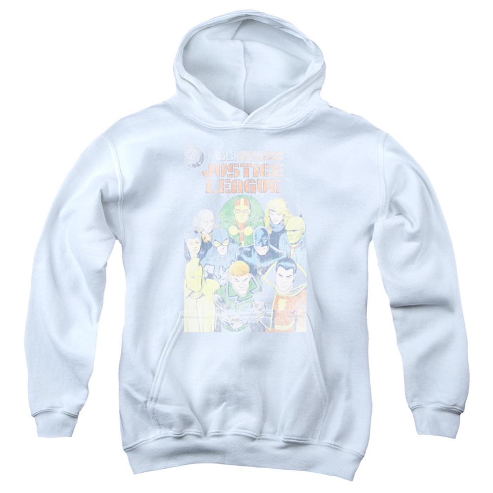 Justice League Of America Justice League #1 Cover Youth Cotton Poly Pull-Over Hoodie
