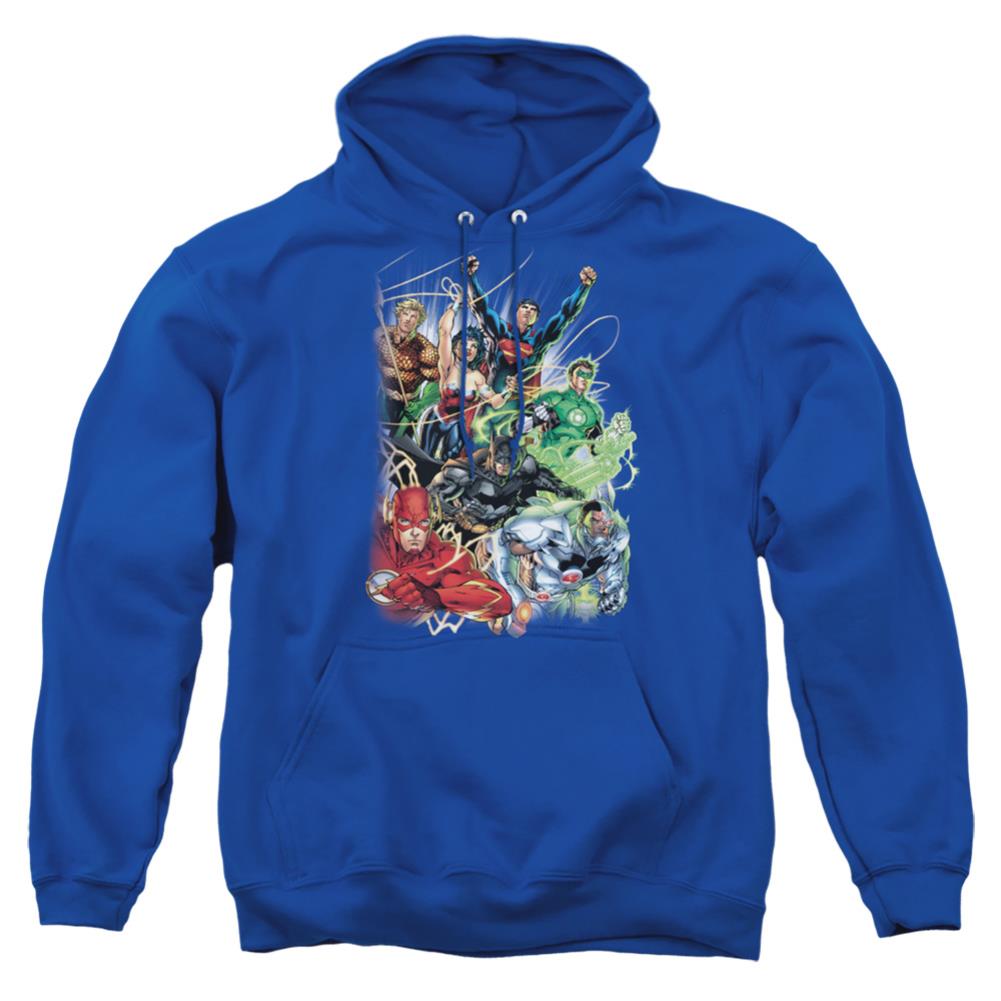 Justice League Of America Justice League #1 Men's Pull-Over 75 25 Poly Hoodie