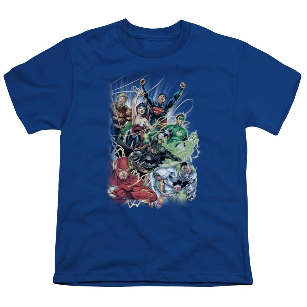 Justice League Of America Justice League #1 Youth 18/1 100% Cotton Short-Sleeve T-Shirt