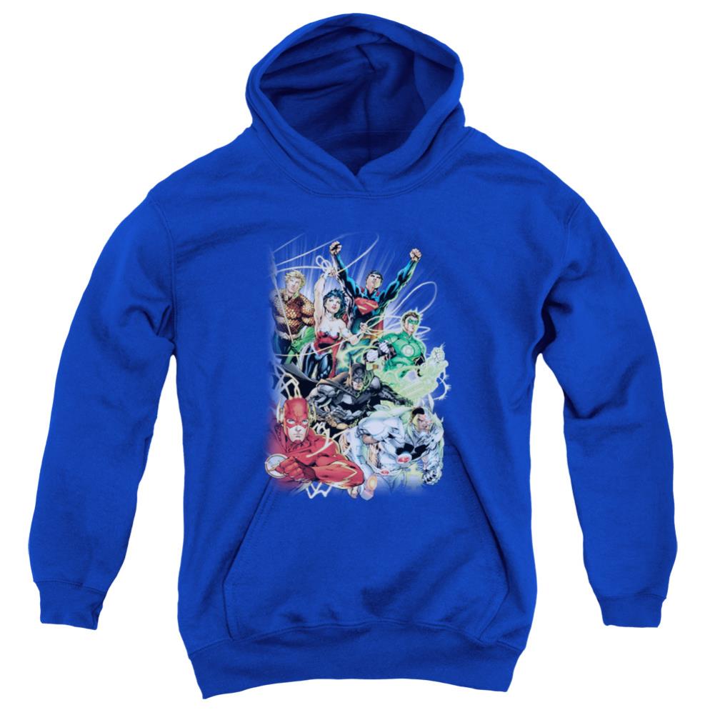 Justice League Of America Justice League #1 Youth Cotton Poly Pull-Over Hoodie