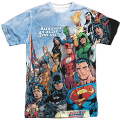 Justice League Of America Justice League Of America Men's Regular Fit Polyester Short-Sleeve T-Shirt