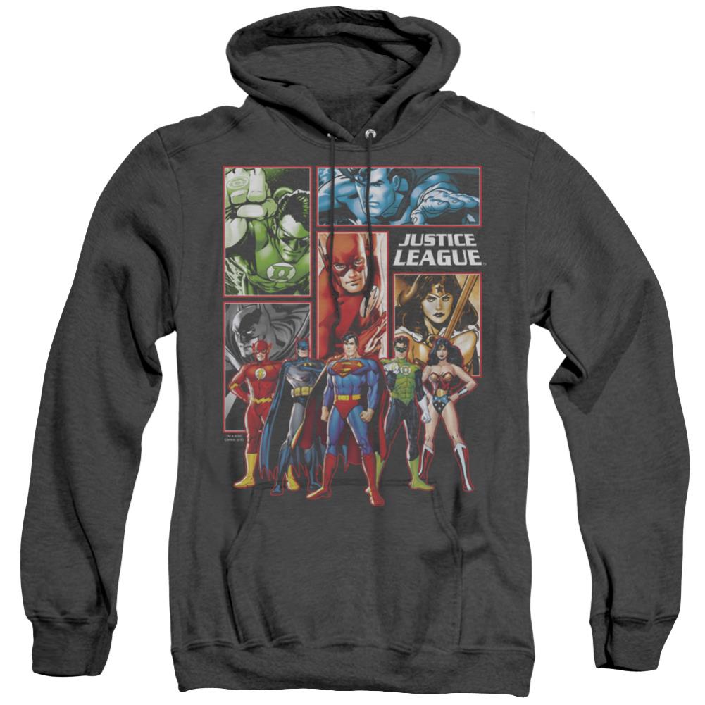 Justice League Of America Justice League Panels Men's Pull-Over Hoodie