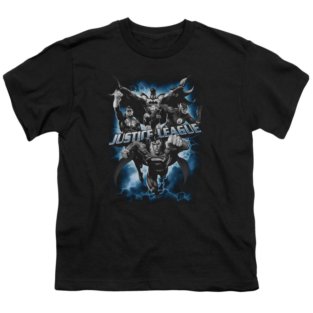 Justice League Of America Justice Storm Youth 18/1 100% Cotton Short-Sleeve T-Shirt
