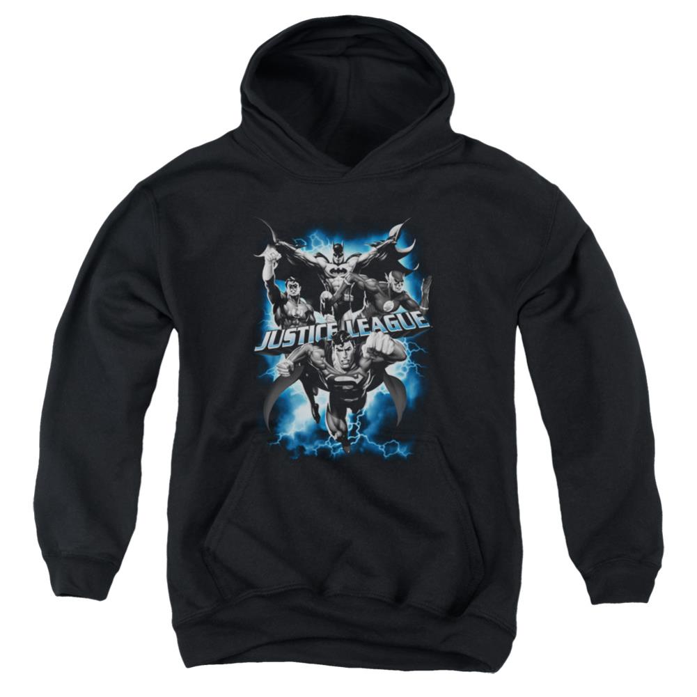 Justice League Of America Justice Storm Youth Cotton Poly Pull-Over Hoodie