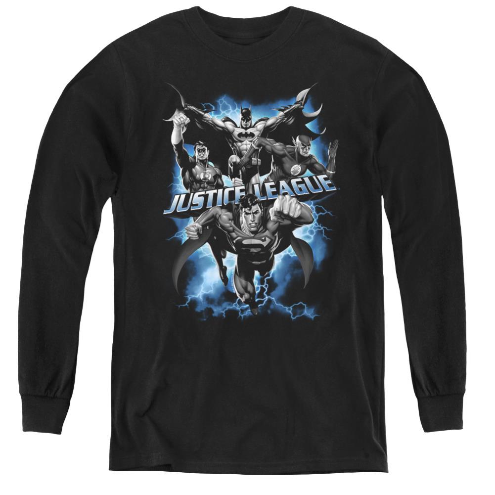 Justice League Of America Justice Storm Youth Long-Sleeve T-Shirt