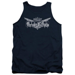 Justice League Of America Justice Wings Men's 18/1 Cotton Tank Top