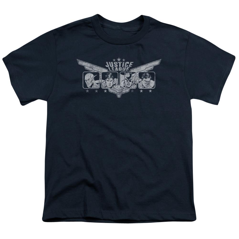 Justice League Of America Justice Wings Youth 18/1 100% Cotton Short-Sleeve T-Shirt