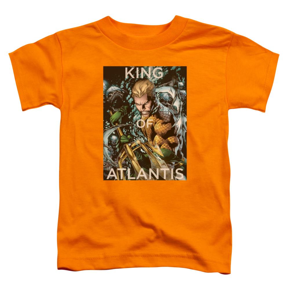 Justice League Of America King Of Atlantis Toddler 18/1 Cotton Short-Sleeve T-Shirt