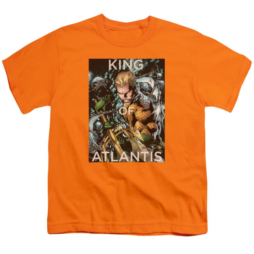 Justice League Of America King Of Atlantis Youth 18/1 100% Cotton Short-Sleeve T-Shirt