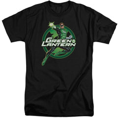 Justice League Of America Lantern Glow Men's 18/1 Tall Cotton Short-Sleeve T-Shirt