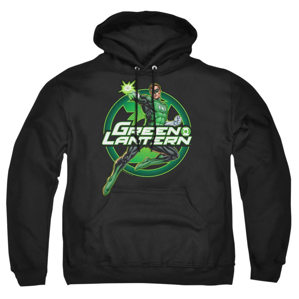Justice League Of America Lantern Glow Men's Pull-Over 75 25 Poly Hoodie