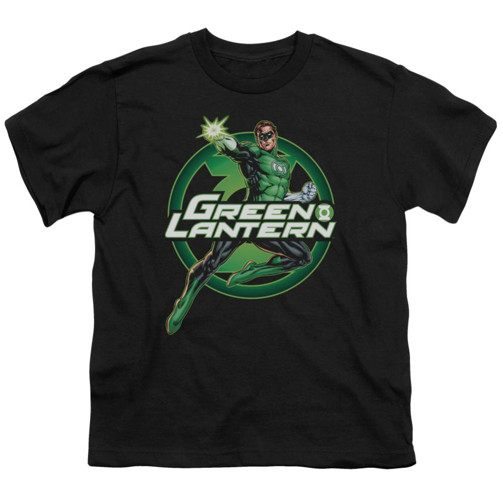 Justice League Of America Lantern Glow Youth 18/1 100% Cotton Short-Sleeve T-Shirt
