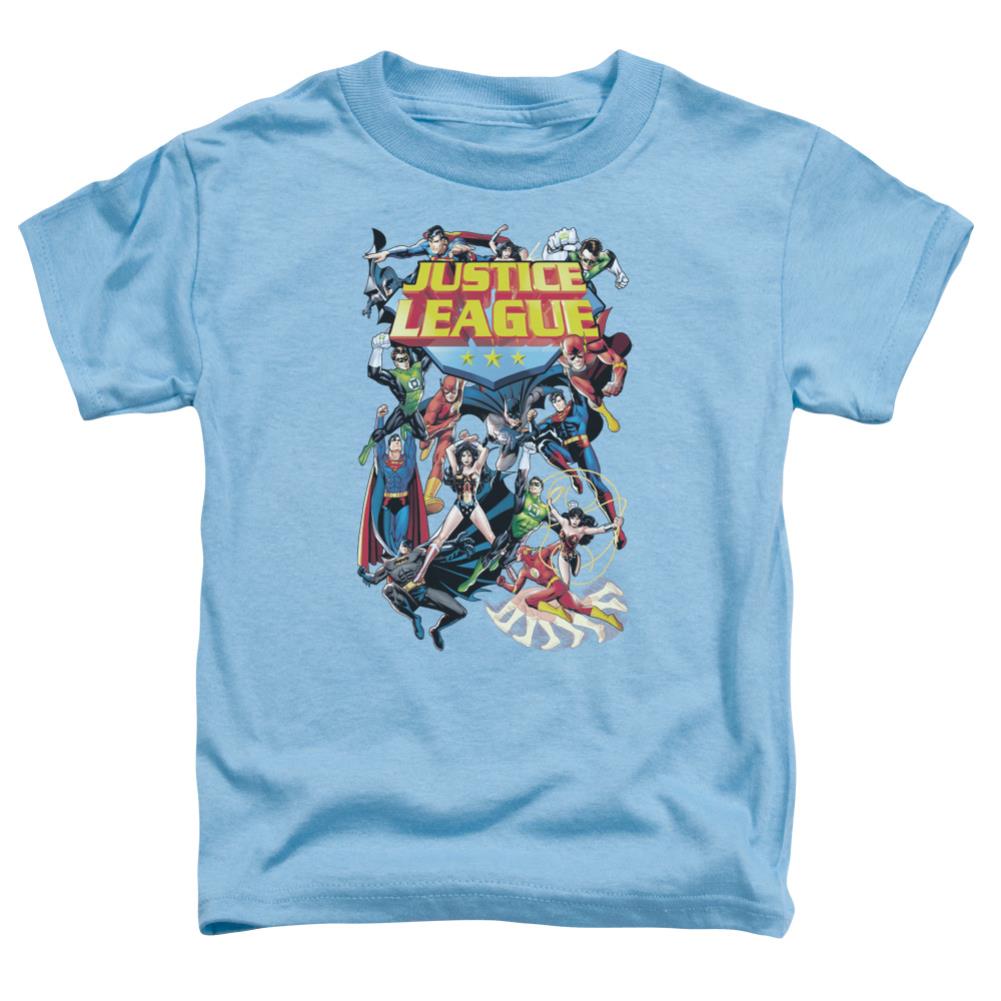 Justice League Of America League A Plenty Toddler 18/1 Cotton Short-Sleeve T-Shirt