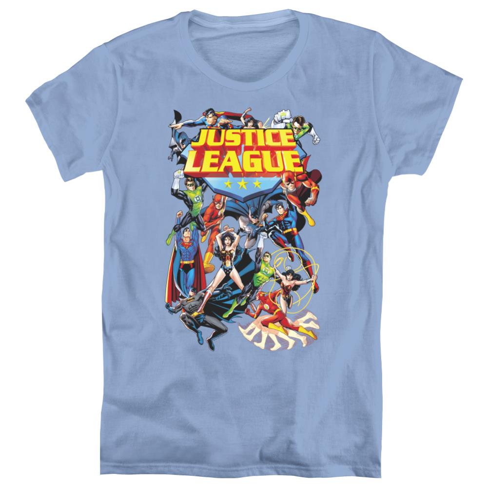 Justice League Of America League A Plenty Women's 18/1 Cotton Short-Sleeve T-Shirt