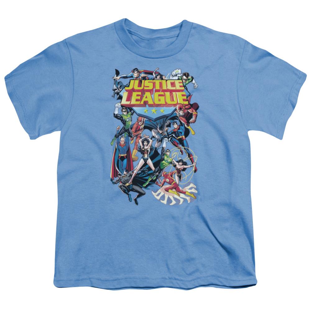 Justice League Of America League A Plenty Youth 18/1 100% Cotton Short-Sleeve T-Shirt