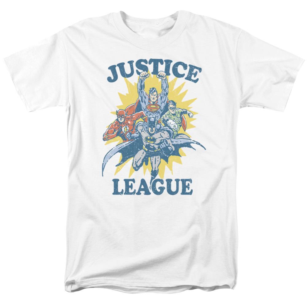 Justice League Of America Let's Do This Men's 18/1 Cotton Short-Sleeve T-Shirt