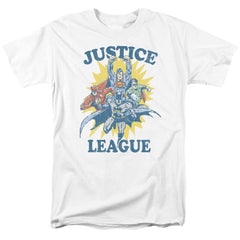 Justice League Of America Let's Do This Men's 18/1 Cotton Short-Sleeve T-Shirt