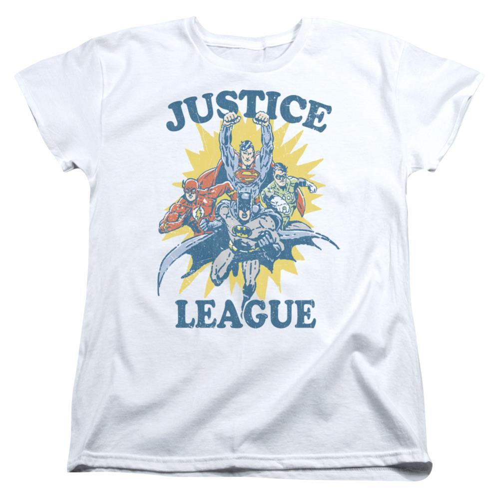 Justice League Of America Let's Do This Women's 18/1 Cotton Short-Sleeve T-Shirt