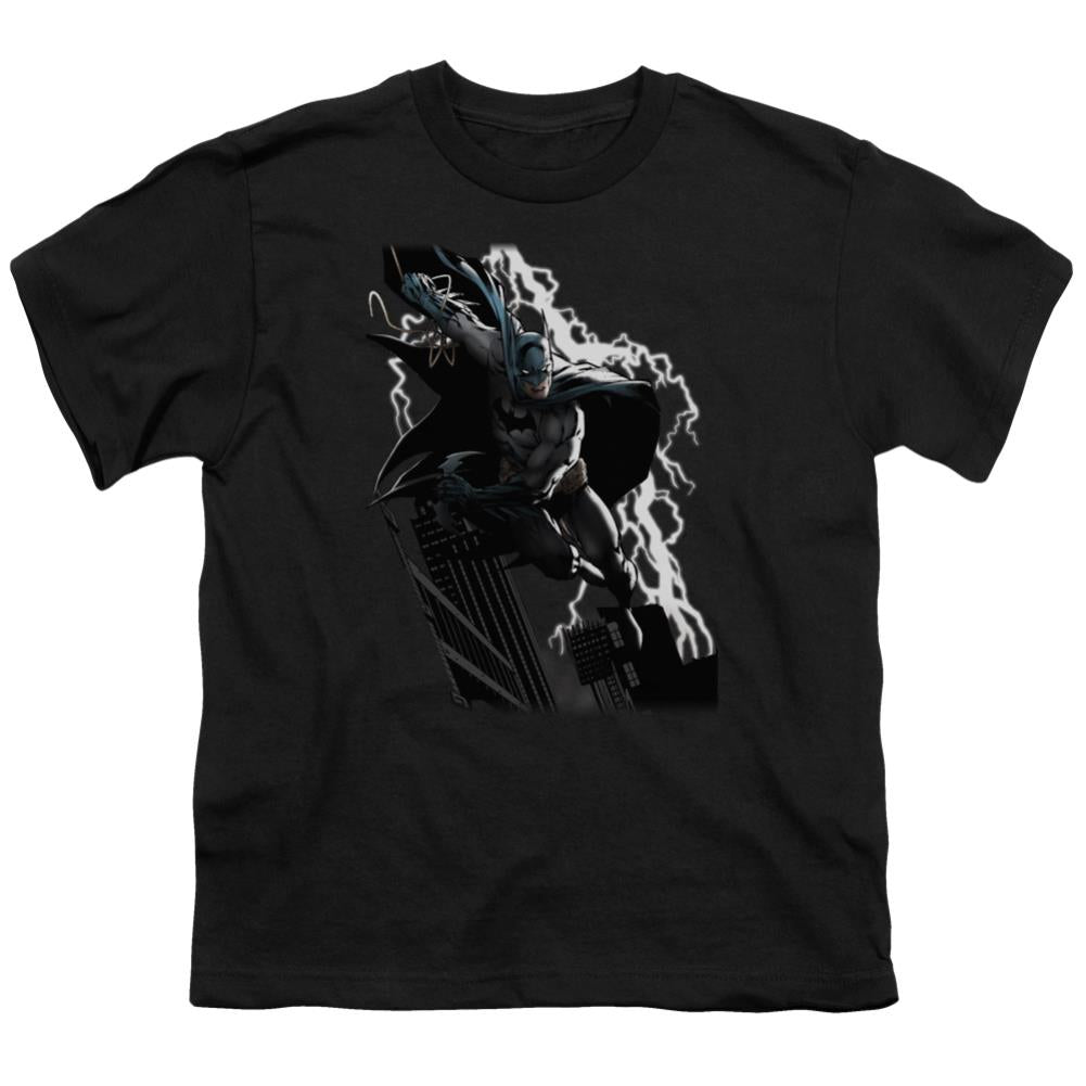Justice League Of America Lighting Crashes Youth 18/1 100% Cotton Short-Sleeve T-Shirt