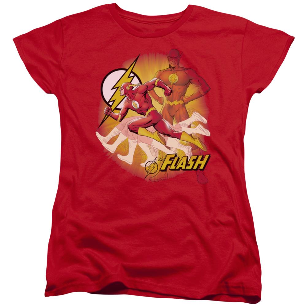 Justice League Of America Lightning Fast Women's 18/1 Cotton Short-Sleeve T-Shirt