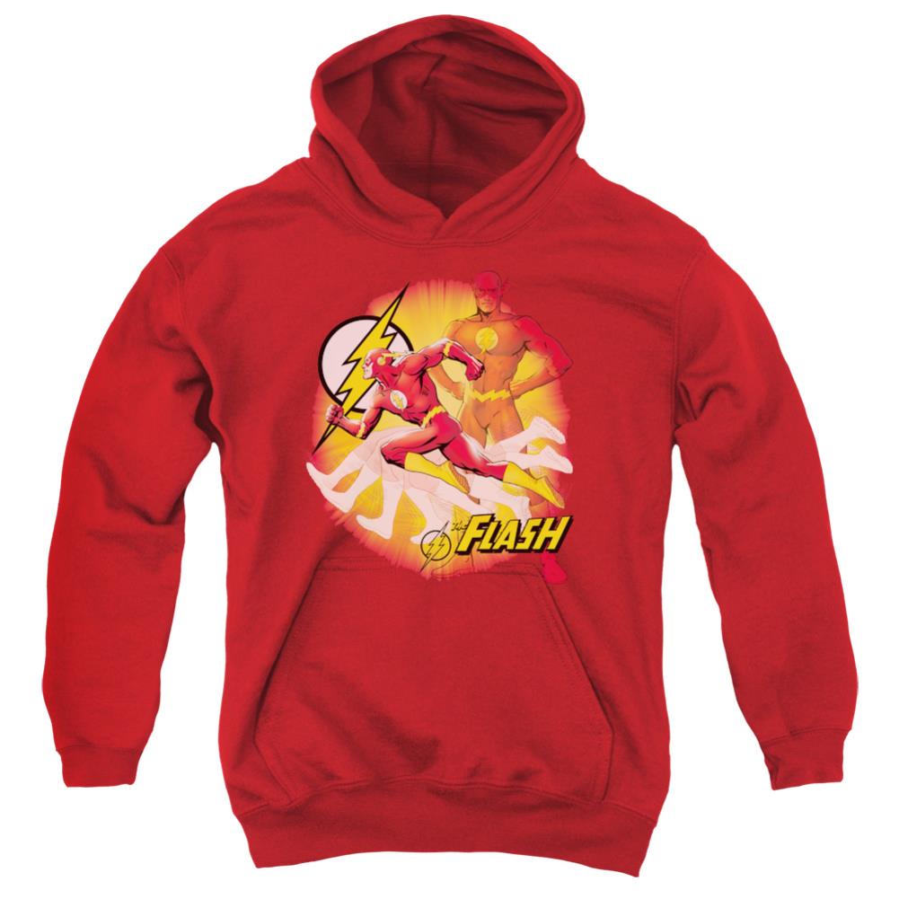 Justice League Of America Lightning Fast Youth Cotton Poly Pull-Over Hoodie