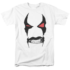 Justice League Of America Lobo Face Men's 18/1 Cotton Short-Sleeve T-Shirt