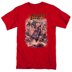 Justice League Of America Lost Men's 18/1 Cotton Short-Sleeve T-Shirt