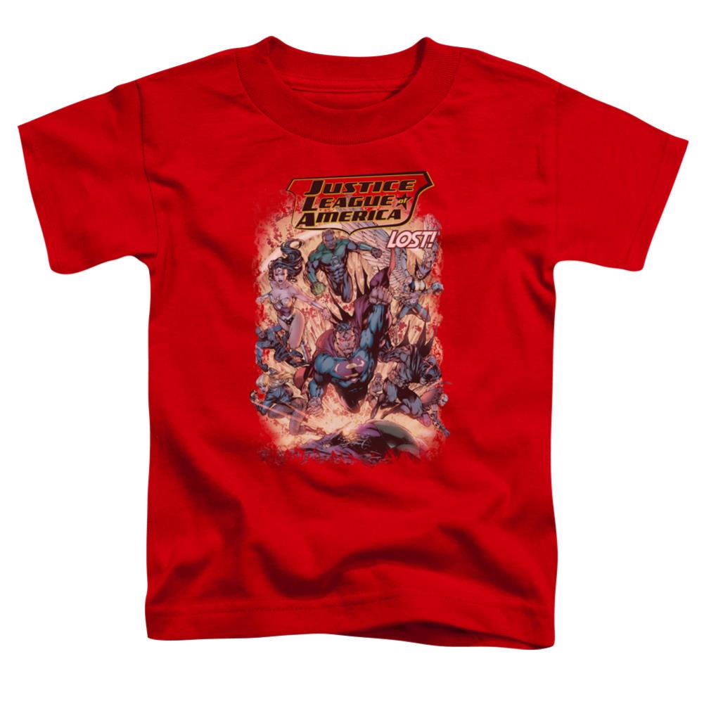 Justice League Of America Lost Toddler 18/1 Cotton Short-Sleeve T-Shirt