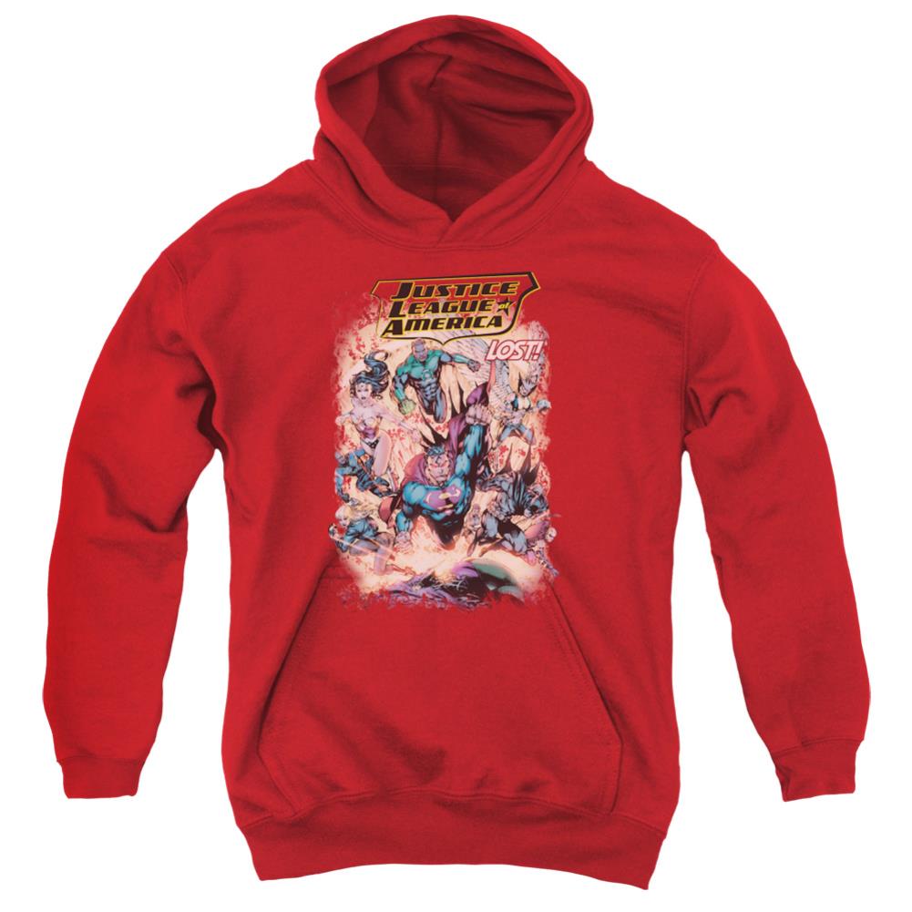 Justice League Of America Lost Youth Cotton Poly Pull-Over Hoodie