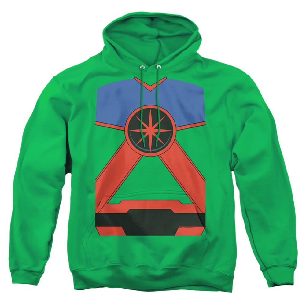 Justice League Of America Martian Manhunter Men's Pull-Over 75 25 Poly Hoodie
