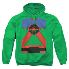 Justice League Of America Martian Manhunter Men's Pull-Over 75 25 Poly Hoodie