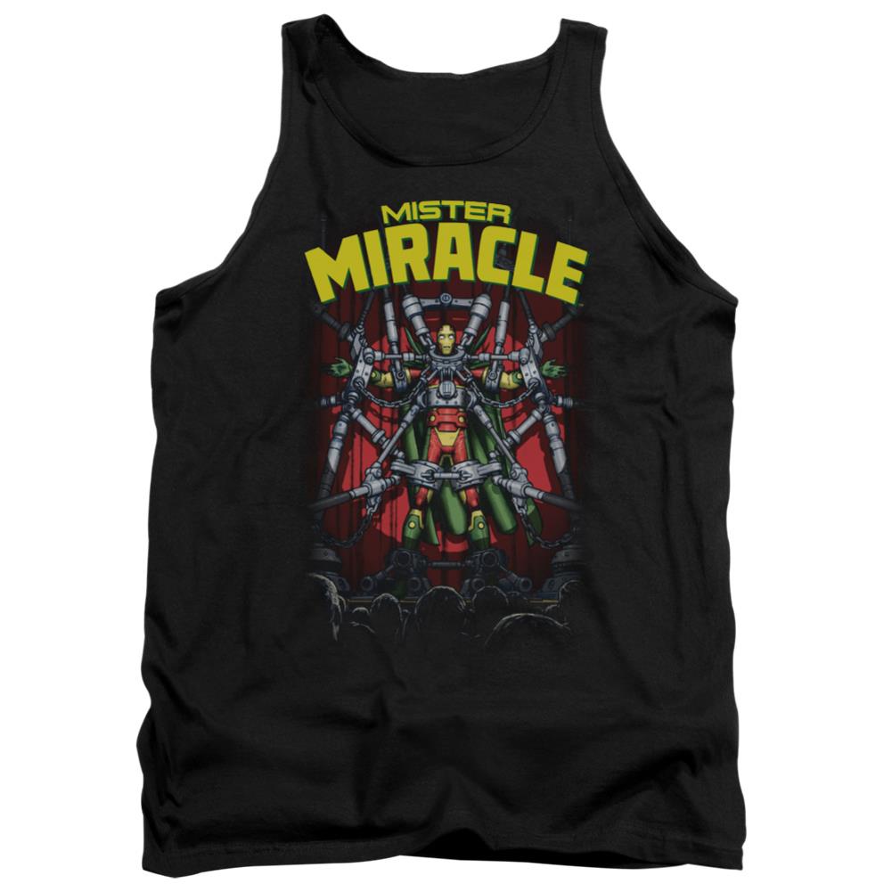 Justice League Of America Mister Miracle Men's 18/1 Cotton Tank Top