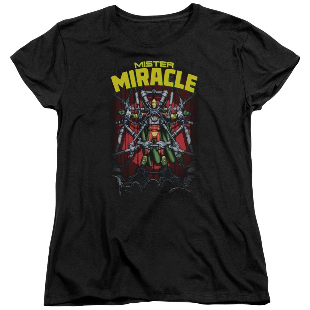 Justice League Of America Mister Miracle Women's 18/1 Cotton Short-Sleeve T-Shirt