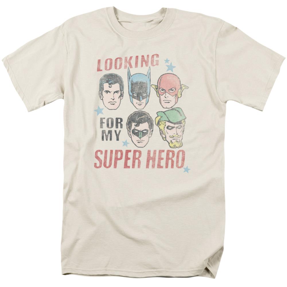 Justice League Of America My Super Hero Men's 18/1 Cotton Short-Sleeve T-Shirt
