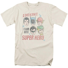 Justice League Of America My Super Hero Men's 18/1 Cotton Short-Sleeve T-Shirt