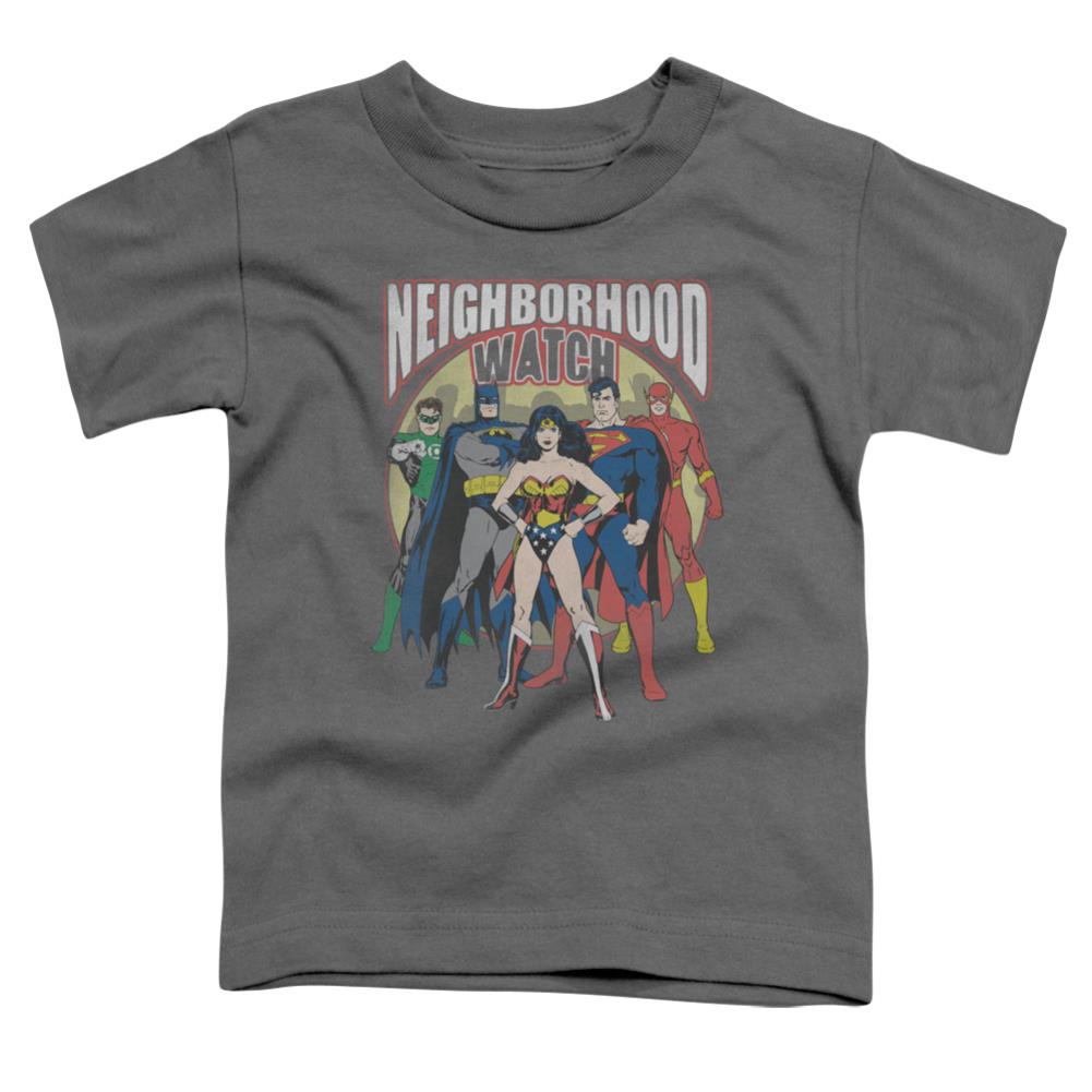 Justice League Of America Neighborhood Watch Toddler 18/1 Cotton Short-Sleeve T-Shirt
