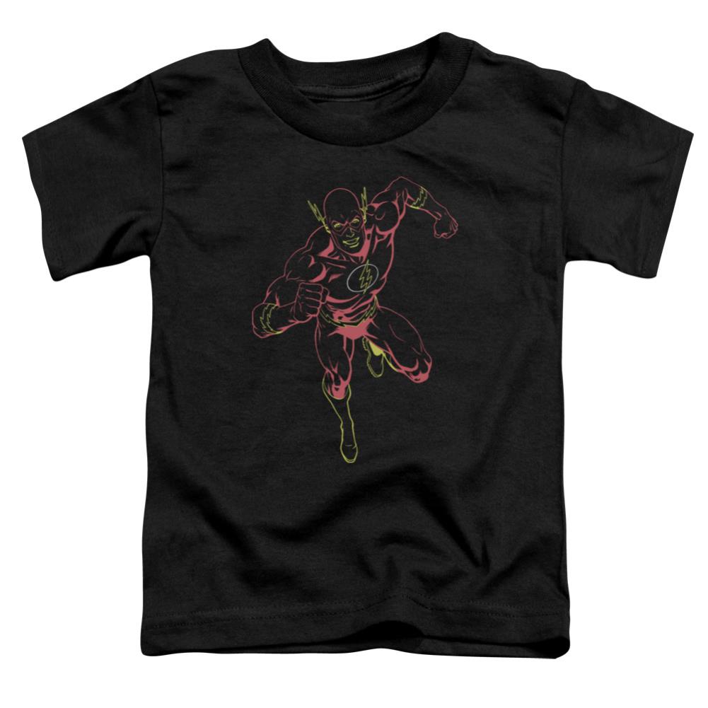 Justice League Of America Neon Flash Toddler 18/1 Cotton Short-Sleeve T-Shirt