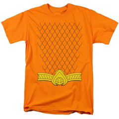 Justice League Of America New Aqua Uniform Men's 18/1 Cotton Short-Sleeve T-Shirt