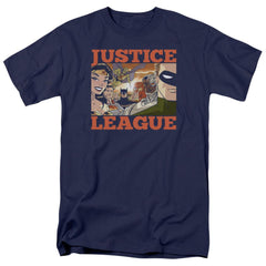 Justice League Of America New Dawn Group Men's 18/1 Cotton Short-Sleeve T-Shirt