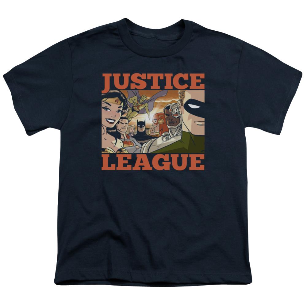 Justice League Of America New Dawn Group Youth 18/1 100% Cotton Short-Sleeve T-Shirt