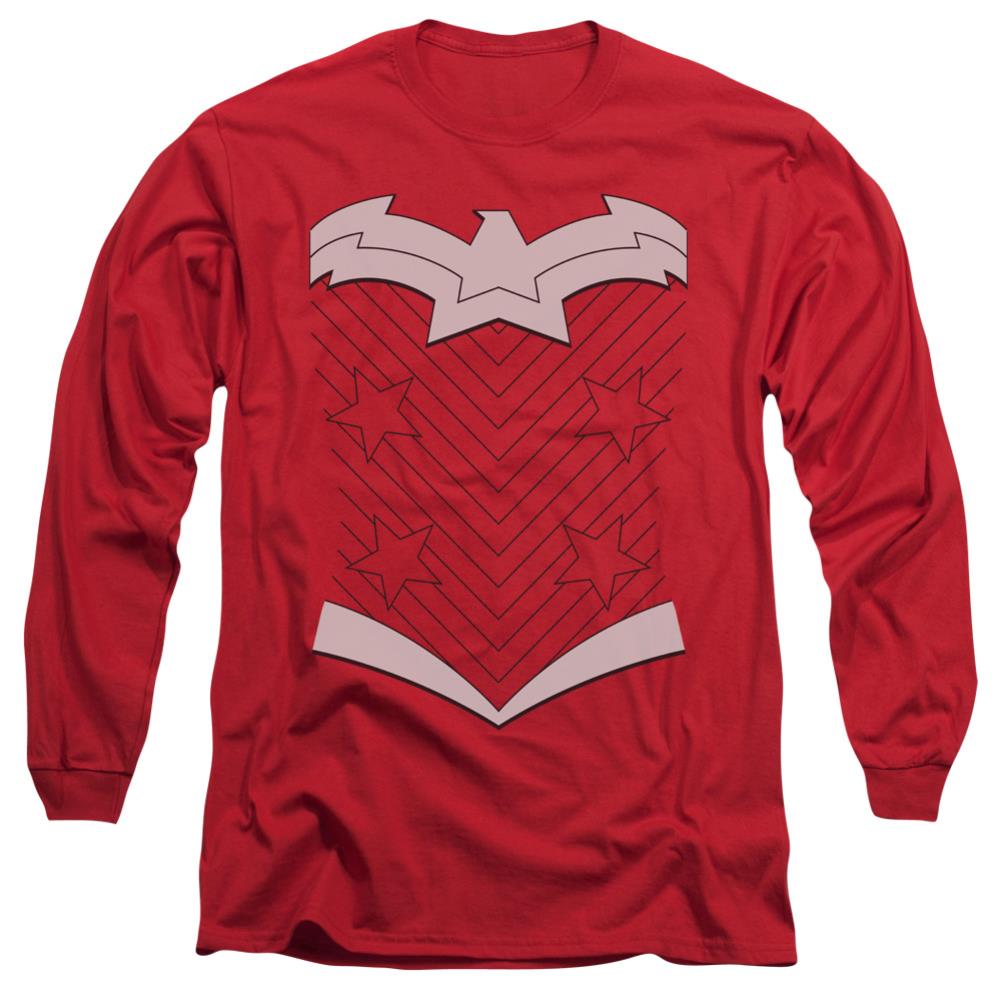 Justice League Of America New WW Uniform Men's 18/1 Cotton Long-Sleeve T-Shirt