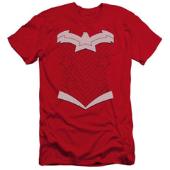 Justice League Of America New WW Uniform Men's Ultra-Soft 30/1 Cotton Slim Short-Sleeve T-Shirt