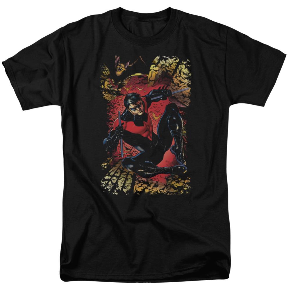 Justice League Of America Nightwing #1 Men's 18/1 Cotton Short-Sleeve T-Shirt