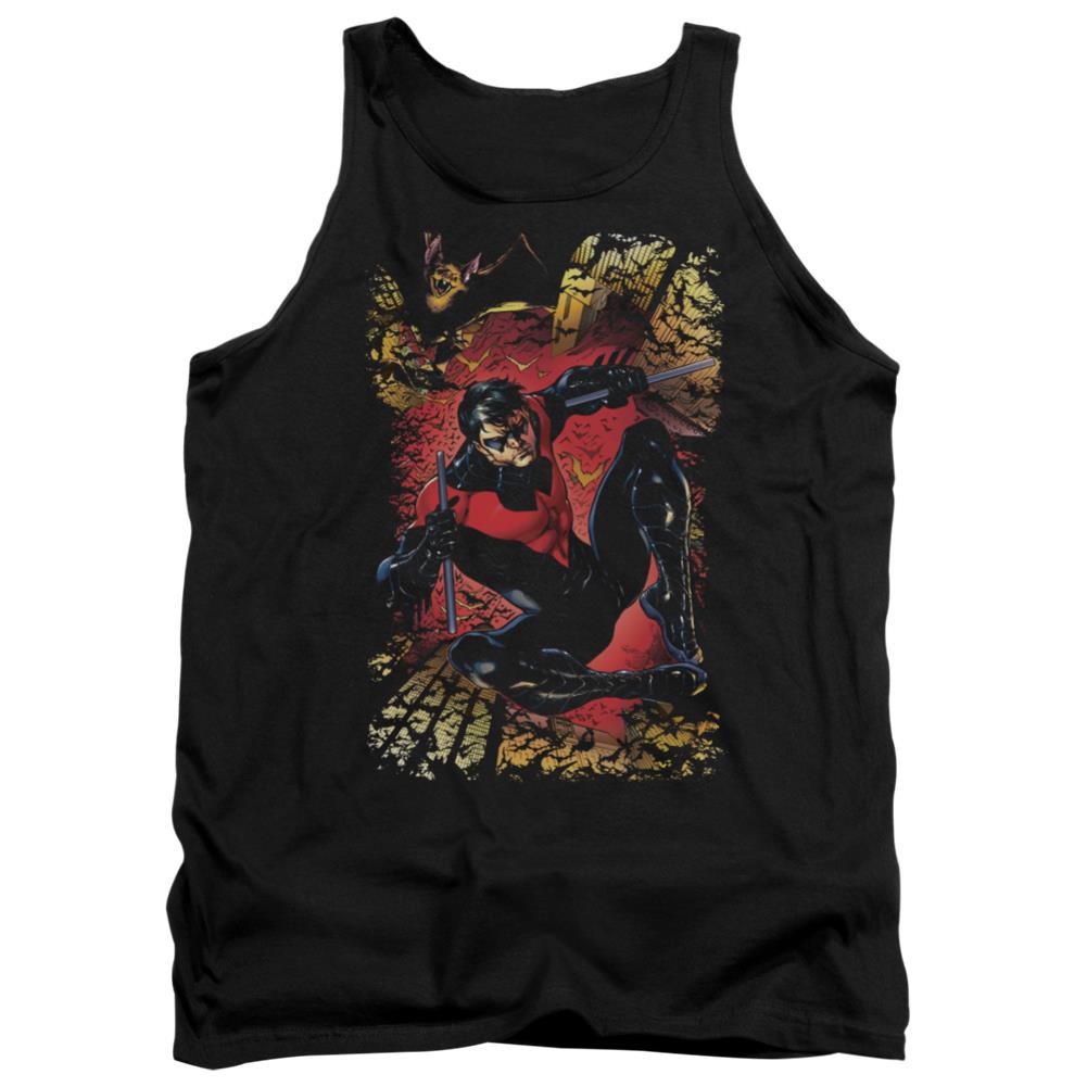 Justice League Of America Nightwing #1 Men's 18/1 Cotton Tank Top